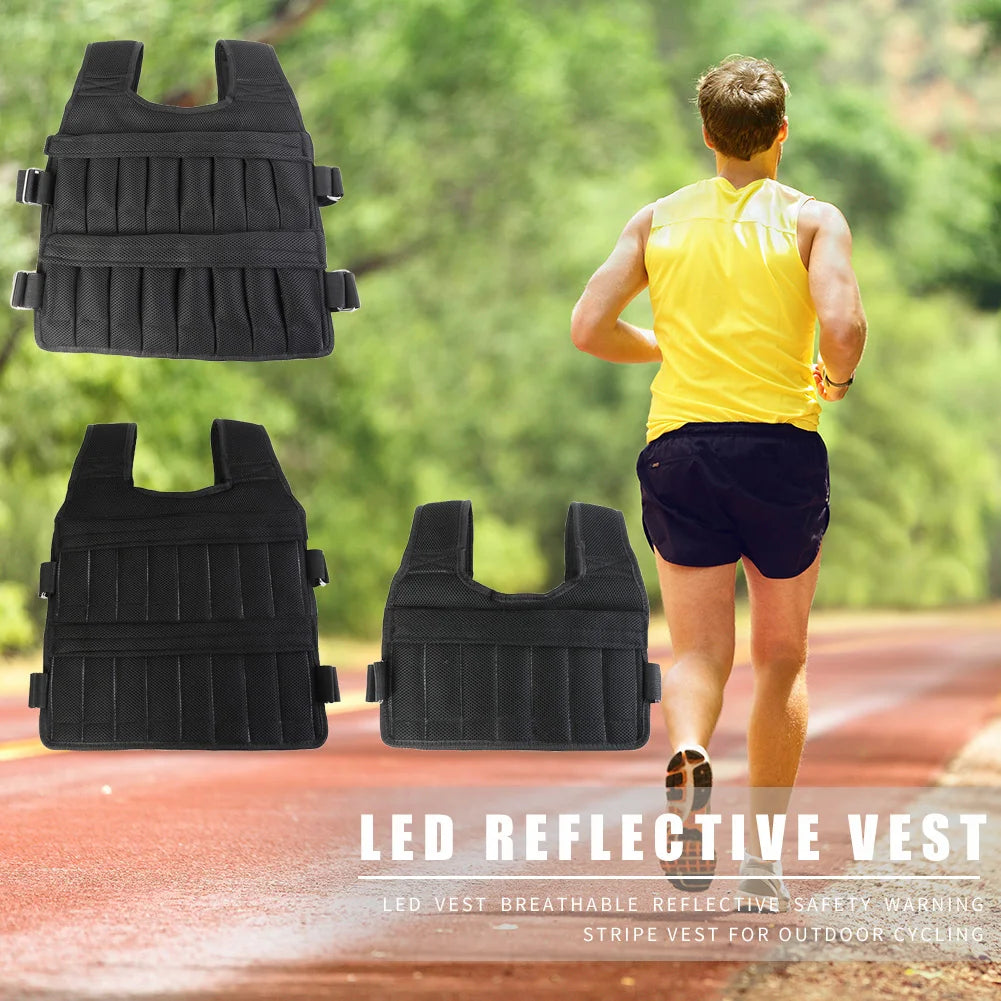 Adjustable Weighted Training Vest – 3kg to 35kg