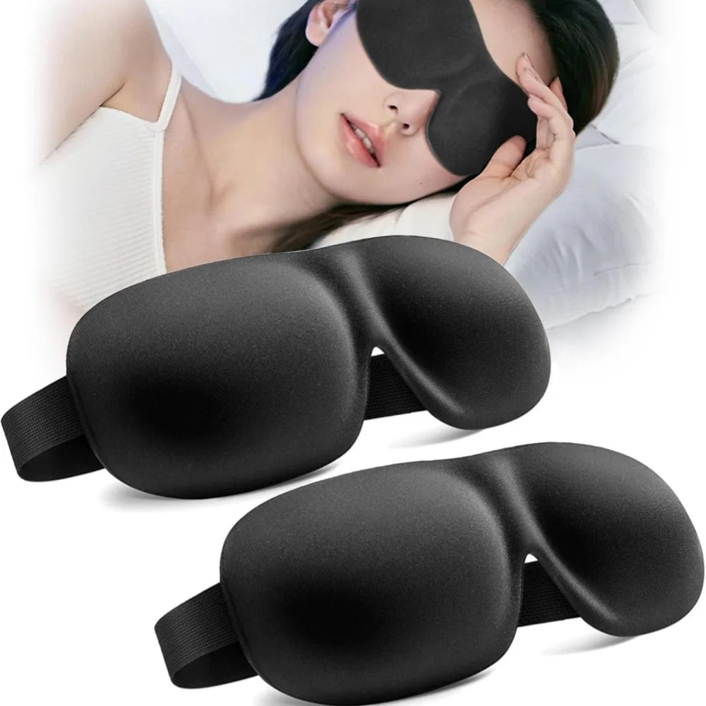 3D Memory Foam Sleep Mask for Travel & Rest