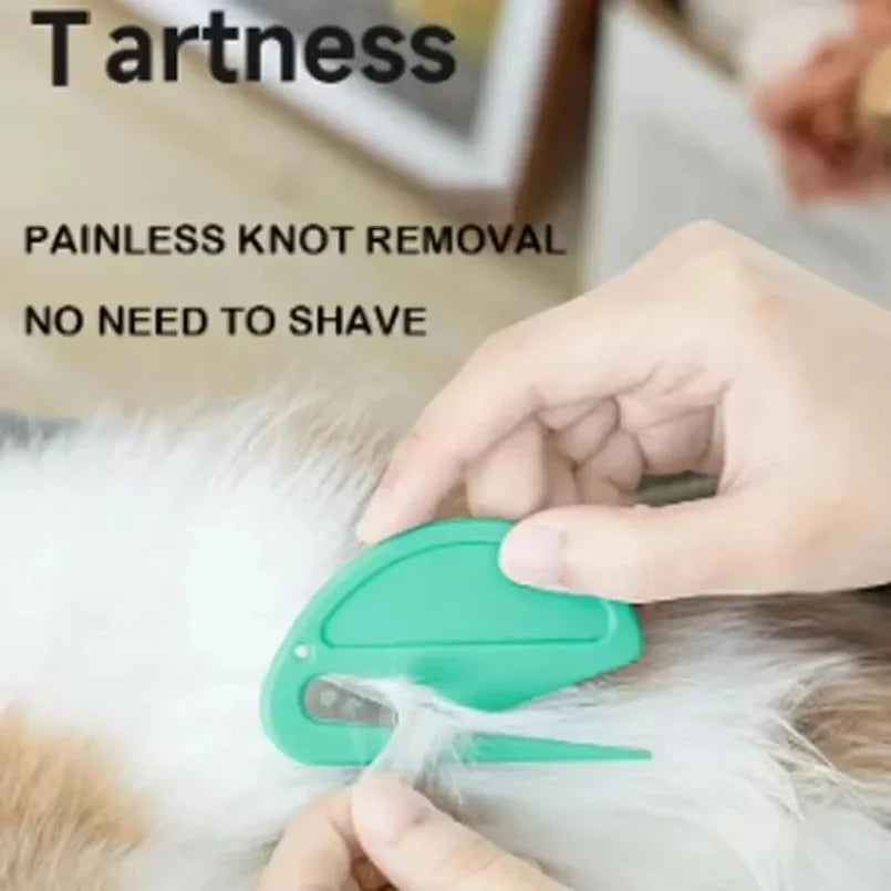 Pet Dematting & Deshedding Comb for Dogs and Cats