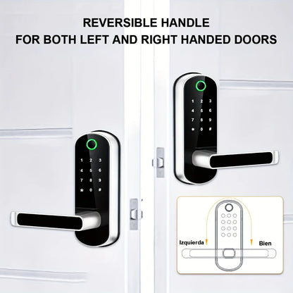 Smart Fingerprint Door Lock App Remote Control Keyless WIFI Digital Touchscreen Lock
