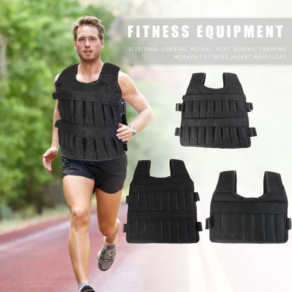 Adjustable Weighted Training Vest – 3kg to 35kg