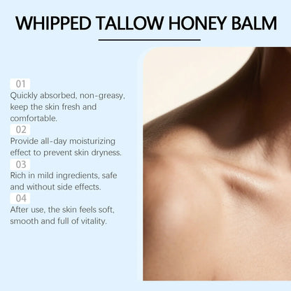 GHK-Cu Whipped Tallow & Manuka Honey Moisturizing Balm