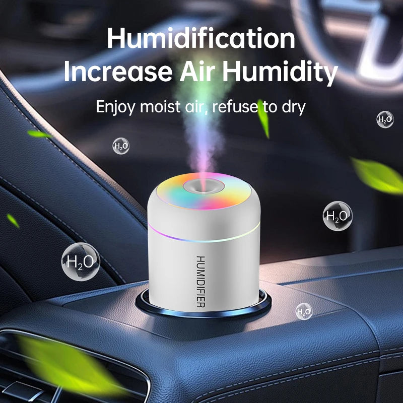 180ml USB Mini Mist Humidifier with Ambient Light