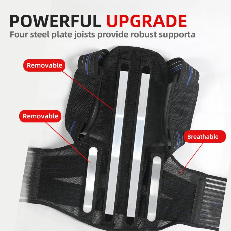 Adjustable Posture Support Brace for Men & Women