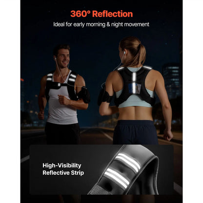 10 lb Reflective Weighted Training Vest