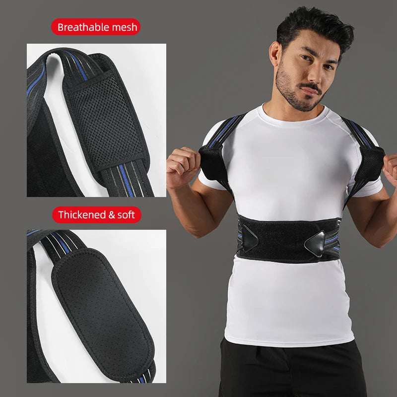 Adjustable Posture Support Brace for Men & Women