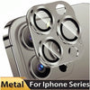 Metal Camera Lens Protector for iPhone 14–16 Series