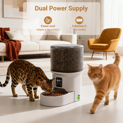 4L Automatic Pet Feeder with Timer & Portion Control