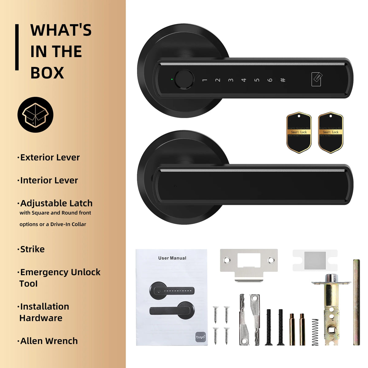 Viladepot Indoor Smart Lock — Fingerprint, Passcode & App