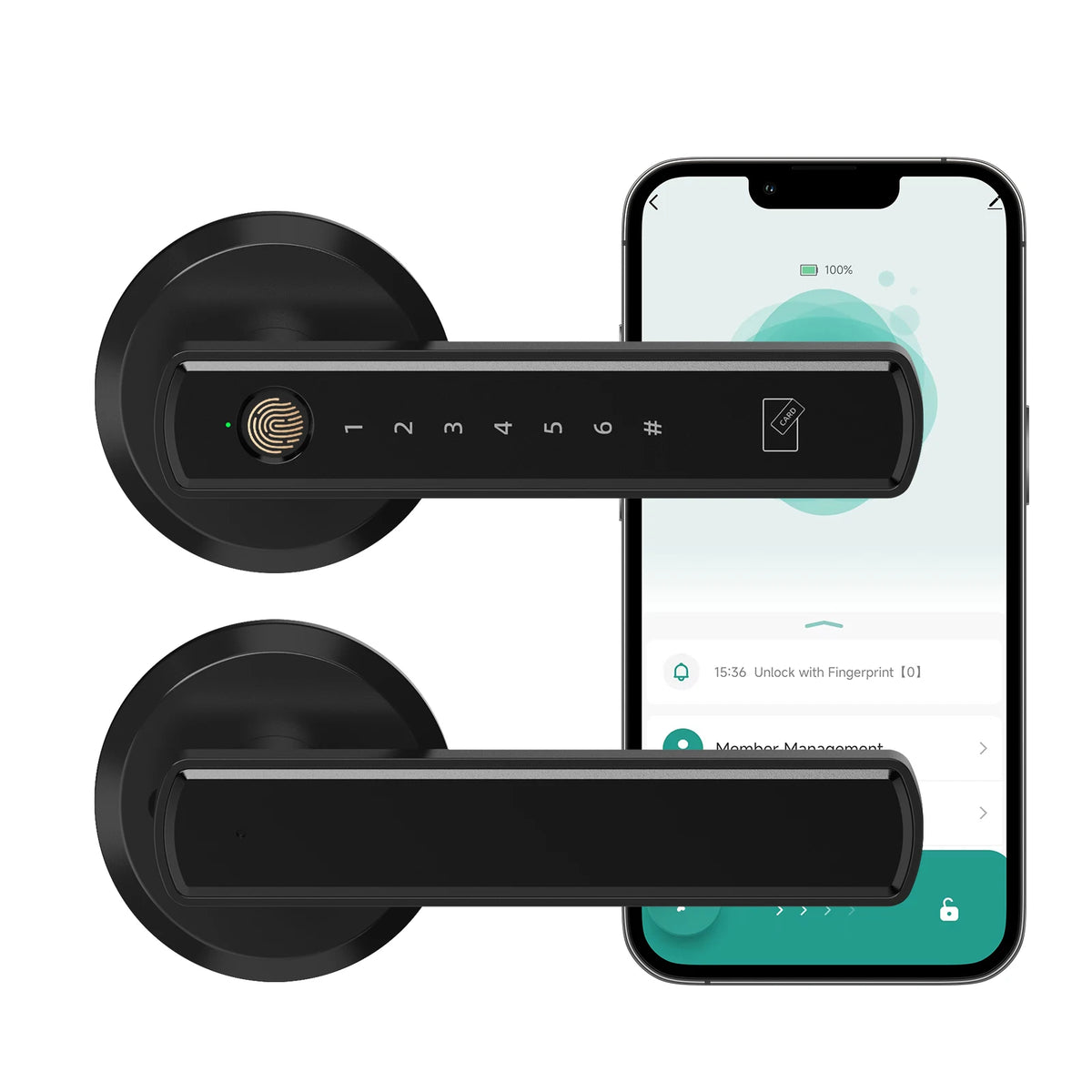 Viladepot Touchscreen Smart Lock — Fingerprint & App Control