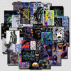 Harajuku Tech Acid Design Poster Sticker