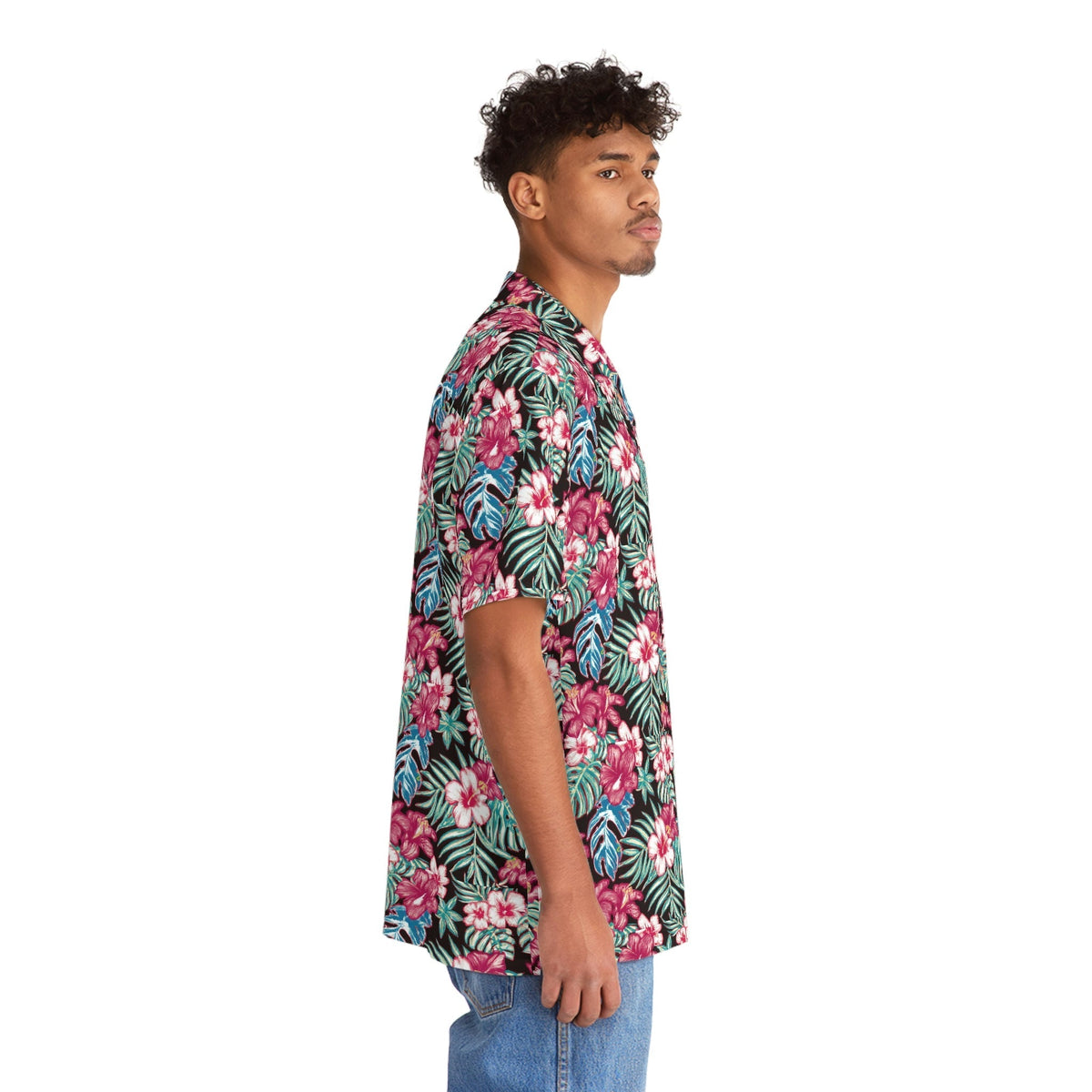 Men's Tropical Hawaiian Beach Shirt — Lightweight Vacation Shirt