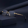 Men’s Fashion Rimless Sunglasses