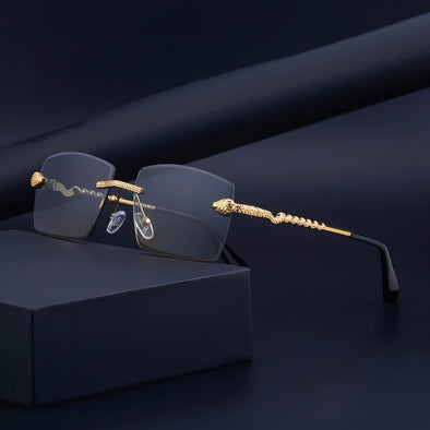 Men’s Fashion Rimless Sunglasses