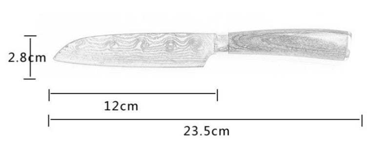 Carpenter's Chef Knife Set — 6‑ or 8‑Piece