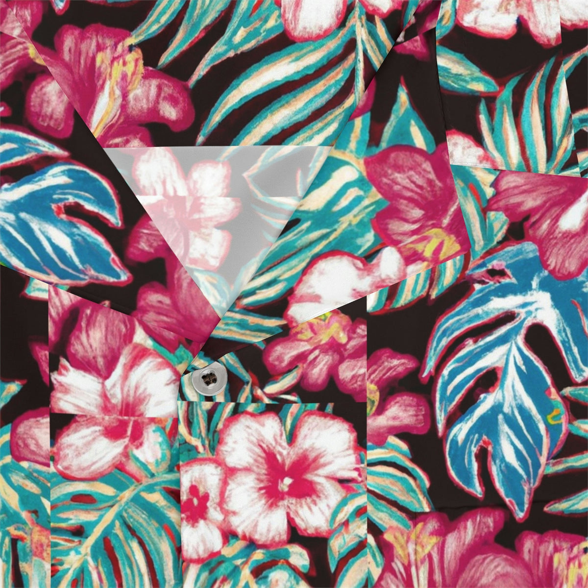 Men's Tropical Hawaiian Beach Shirt — Lightweight Vacation Shirt