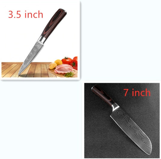 Carpenter's Chef Knife Set — 6‑ or 8‑Piece