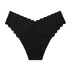 V-Waist Seamless Ice Silk Lace Underwear