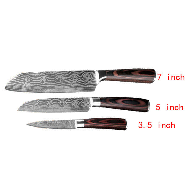 Carpenter's Chef Knife Set — 6‑ or 8‑Piece