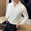 FlexTextured Half-Zip Seersucker Polo