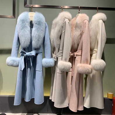 Velura Wool Belted Coat