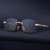 Men’s Fashion Rimless Sunglasses