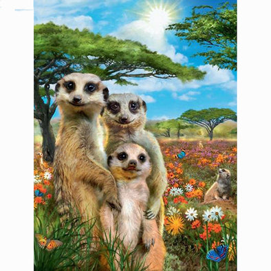 Lazy Animal Diamond Painting Kit