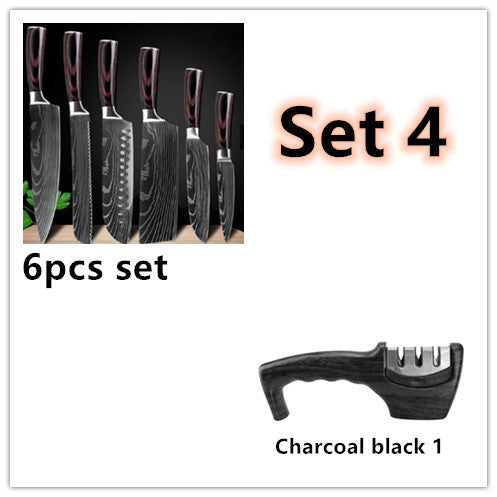Carpenter's Chef Knife Set — 6‑ or 8‑Piece