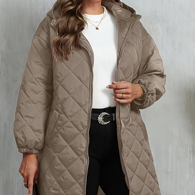 Elegant Cotton Hooded Jacket
