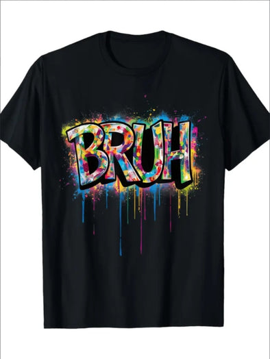 Bruh Meme Graphic Tee for Boys