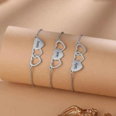 Elegant 3-Piece Bracelet Set