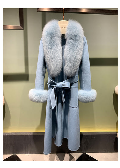 Velura Wool Belted Coat