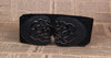 Women's Elastic Rose Buckle Belt Set